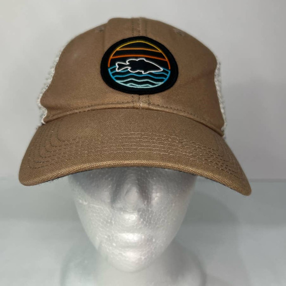 Signatures Structured Baseball Style Hat, Khaki/ White L/XL - Picture 1 of 6
